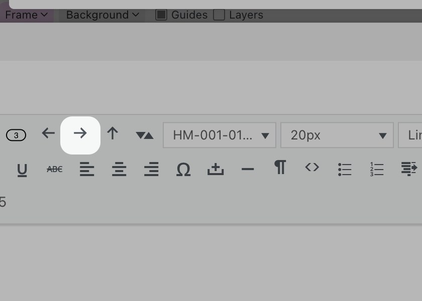 Next News button in the text editor