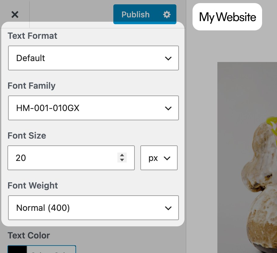 Applying a Textformat to the Site Title in the Customizer