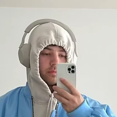 Armin Unruh in his living room